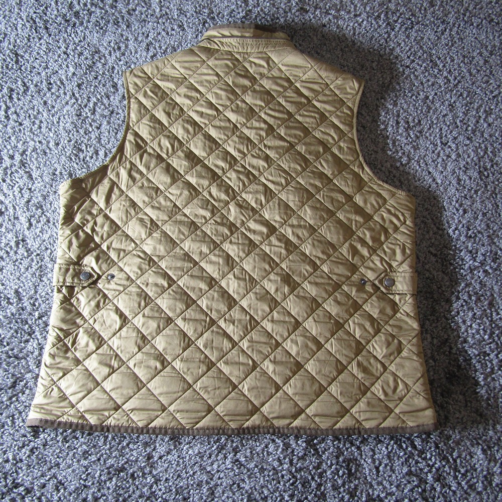 Peter Millar Vest Mens 2XL Essex Quilted Travel Puffer Diamond Fleece Lined - Picture 2 of 11